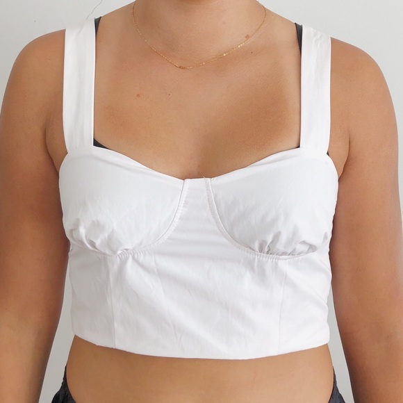 Princess Polly white tank top - Picture 1 of 3